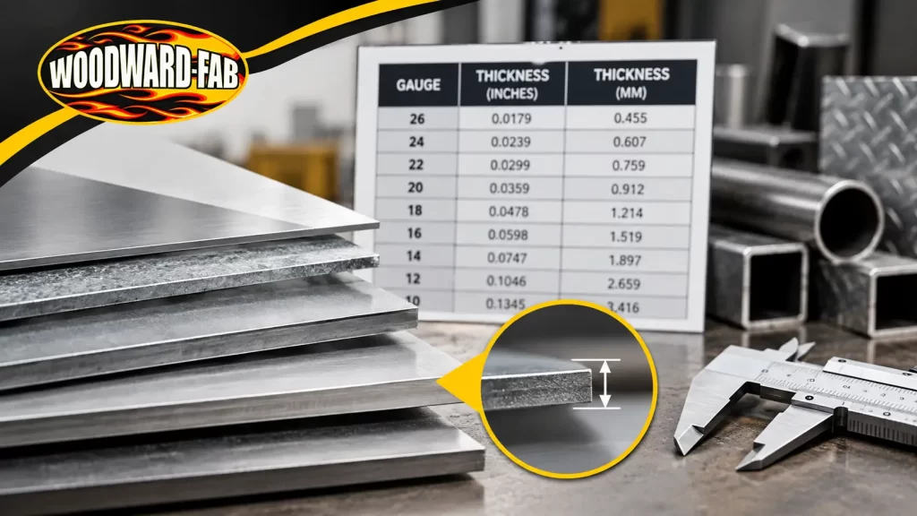 Sheet Metal Gauge Chart